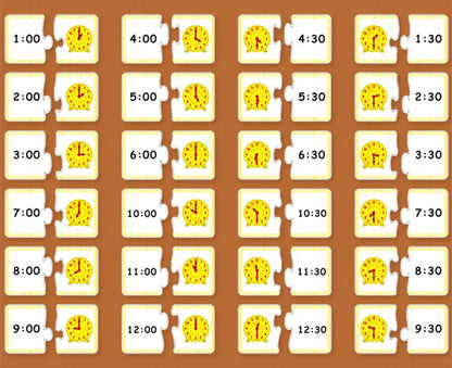 Montessori Wooden Clock Puzzle – Time Learning Toy for Kids Ages 3+