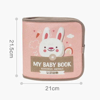 Quiet Busy Book for Toddlers Preschool Learning Activities with Life Skill Early Learning Developmental Travel Sensory Toy Gift
