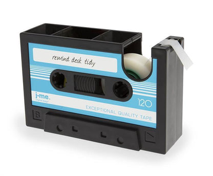 Retro Multifunctional Desktop Pen Holder & Stationery Organizer Box – Small Size