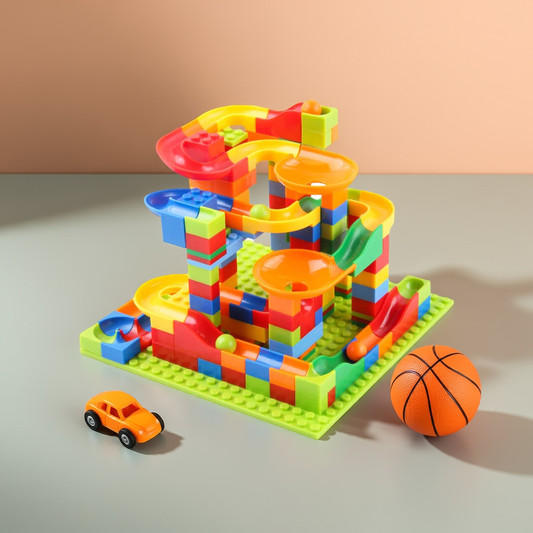 168-Piece DIY Marble Slide Block Set – Educational Toy for Creative Kids (Ages 12+)